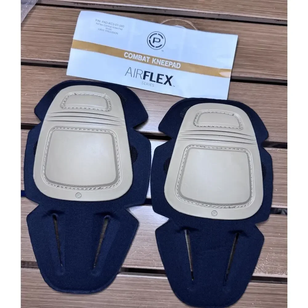 Two Pairs Crye Precision AirFlex Combat Knee Pads KHAKI SET PAD-KC3-01-000 5571 - Picture 5 of 10